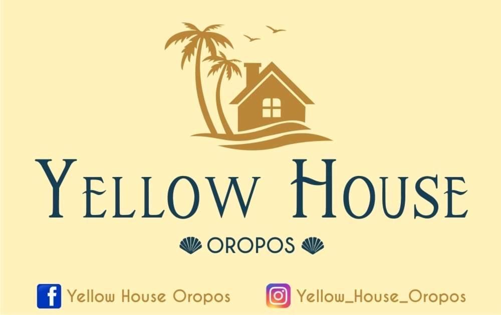 Yellow House Oropos Nea Palatia Exteriér fotografie