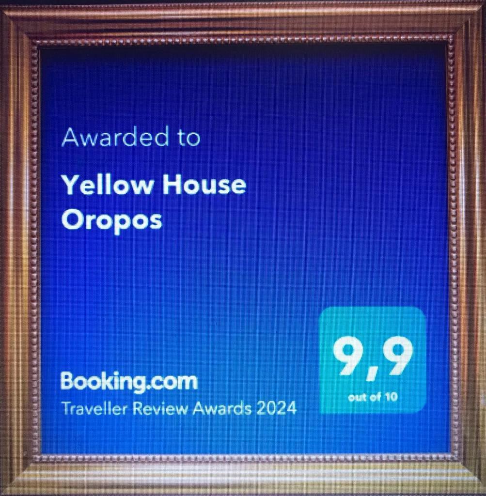 Yellow House Oropos Nea Palatia Exteriér fotografie